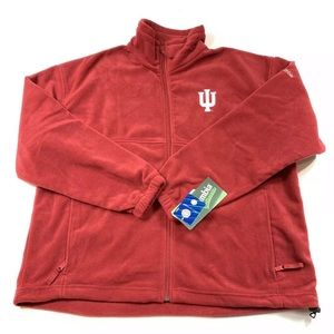 Columbia Mens Indiana Hoosiers Fleece Jacket XL